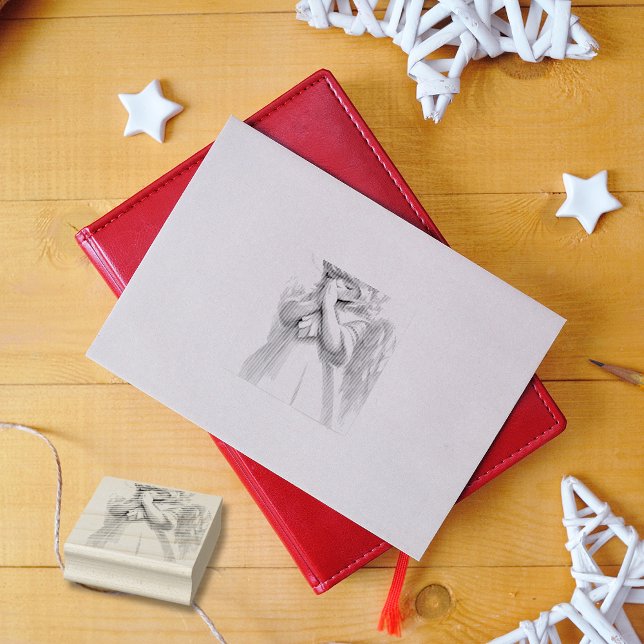 Tampons Encreurs Prier Ange Petite Fille Ailes (Créateur téléchargé)