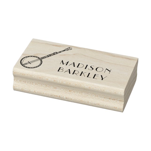 Tampons Encreurs Professeur de musique de Banjo (Tampon)