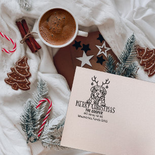 Tampons Encreurs Pyrénées Mountain Dog Noël Adresse de retour