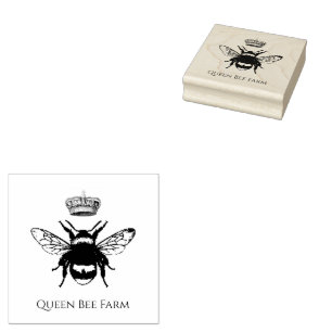 Tampons Encreurs Queen Bee Crown Farm Ou Apiary