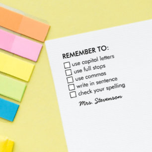 TAMPONS ENCREURS RAPPELEZ-VOUS À LA SIGNATURE DE L'ENSEIGNANT DE L'