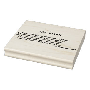 Tampons Encreurs Raven par Edgar Allen Poe
