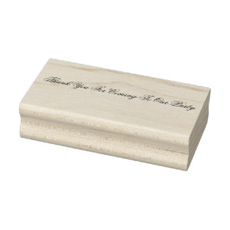 Tampons Encreurs Rectangle : Merci D'Être Venu À Notre Timbre De Fê