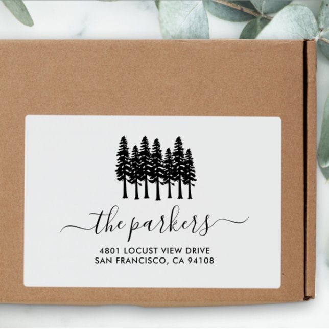 Tampons Encreurs Redwoods | Nom de famille Signature Adresse de ret (Créateur téléchargé)