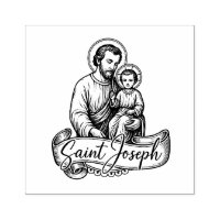 Religieux catholique Saint Joseph et Enfant Jésus