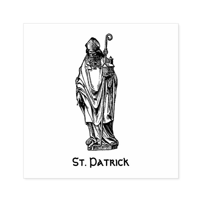 Tampons Encreurs Religieux Saint Patrick Irlande Saint catholique (Impression)