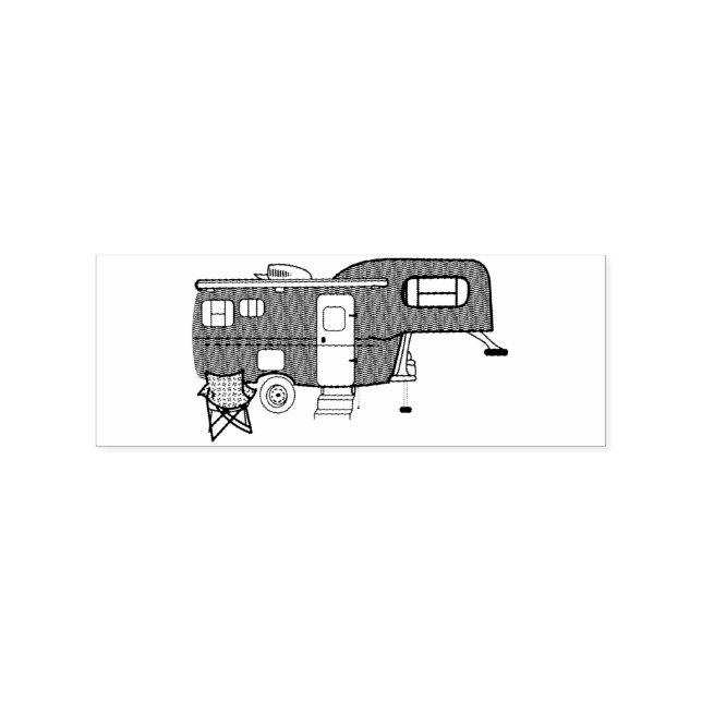 Tampons Encreurs Remorque classique Caravan Thunder_Cove (Impression)