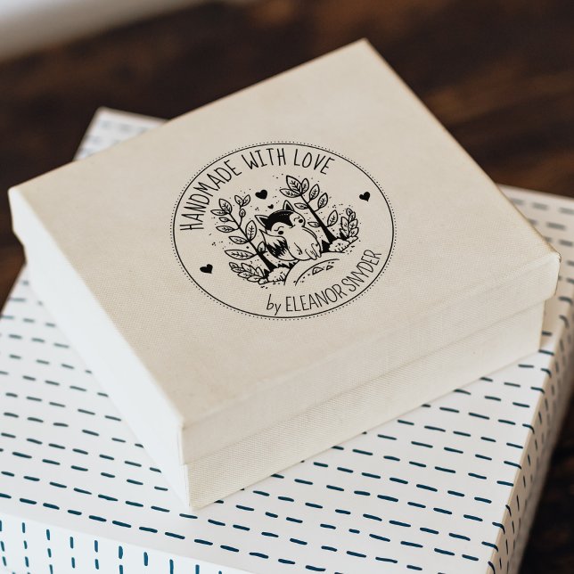 Tampons Encreurs Renard De Forêt, Personnalisé À La Main Avec Amour (Créateur téléchargé)