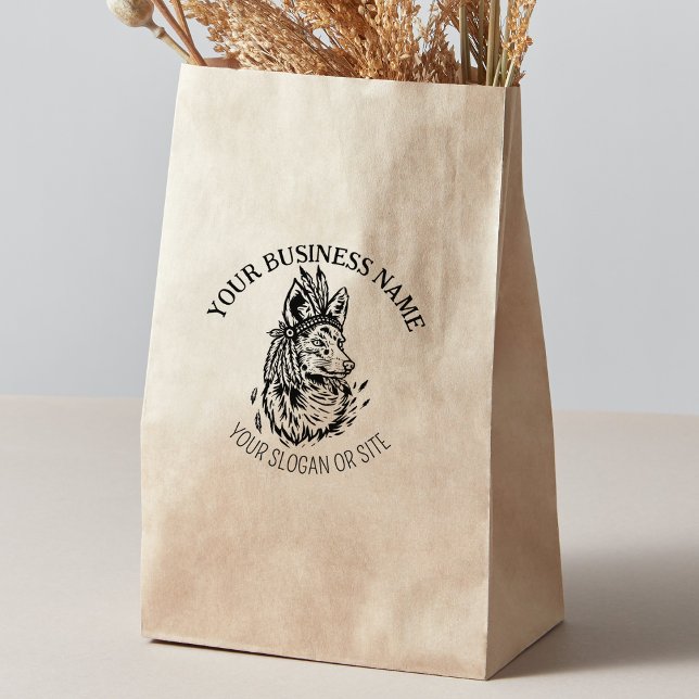 Tampons Encreurs Renard indien mignon, Affaires sur mesure, Grande (Créateur téléchargé)