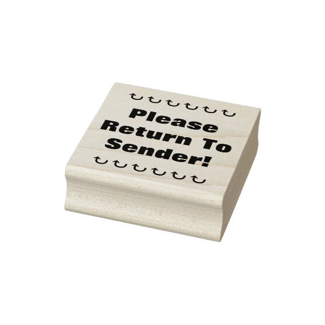 Tampons Encreurs "Retournez À L'Expéditeur !" Timbre en caoutchouc (Tampon)