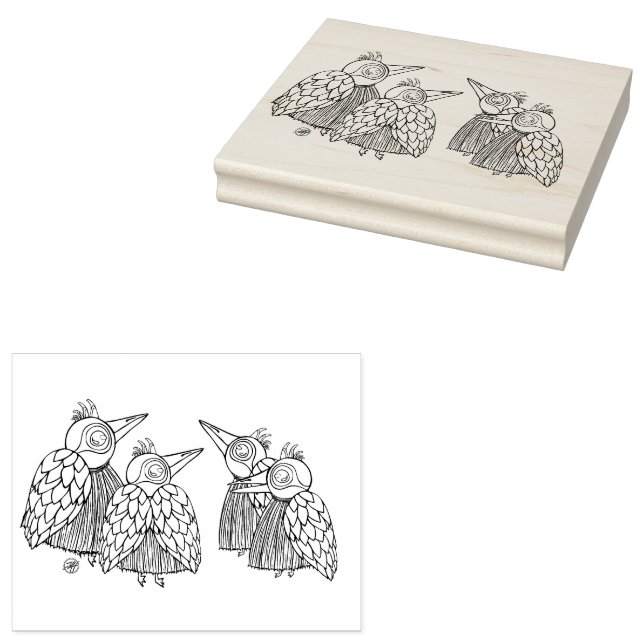Tampons Encreurs Réunion des oiseaux (Tamponné)