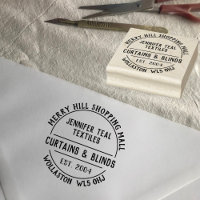 Rideaux et stores Timbre en caoutchouc