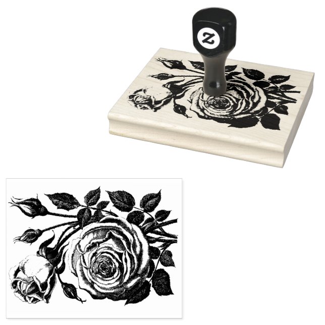 Tampons Encreurs Rose Bouquet (Tamponné)