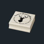 Tampons Encreurs Rustic Buck Deer Head Nom de famille Adresse<br><div class="desc">Rustic Buck Deer Head Silhouette Nom de famille Adresse Timbre en caoutchouc Personnaliser cette étonnante silhouette de buck avec votre propre nom et adresse pour une adresse de retour vraiment unique. Conçu par Cedar et String,  n'hésitez pas à nous contacter si vous avez des questions ou avez besoin d'aide.</div>