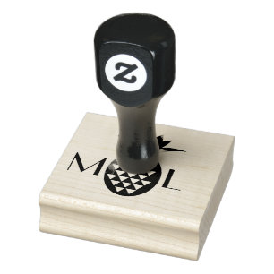 Tampons Encreurs Rustic Pineappy Initial Logo Mariage d'entreprise