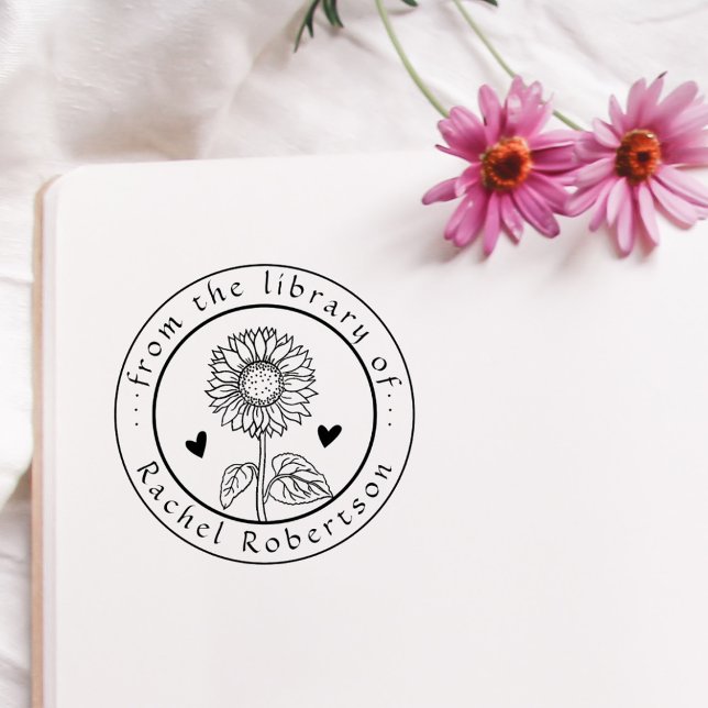 Tampons Encreurs Rustique de l'Bibliothèque du livre de tournesol p (Créateur téléchargé)