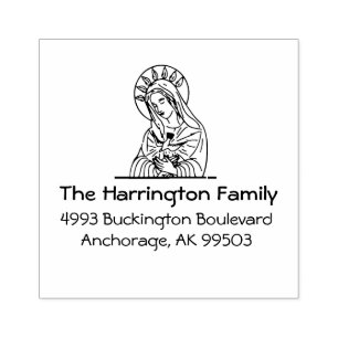 Tampons Encreurs Saint-Esprit Sainte Vierge Marie Adresse de retour