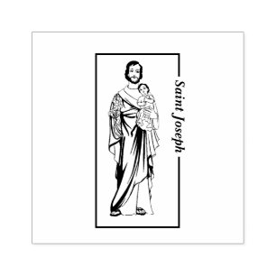 Tampons Encreurs Saint-Joseph et Jésus-enfant catholique