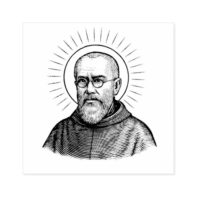 Tampons Encreurs Saint Maximilian Kolbe Prêtre martyr (Impression)