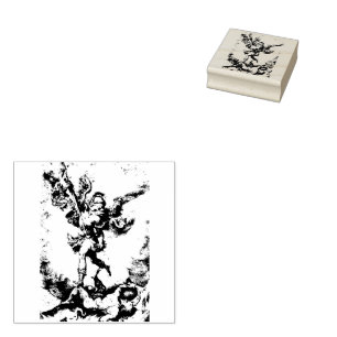 Tampons Encreurs Saint Michael le Timbre en caoutchouc de l'archang