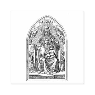 Tampons Encreurs Sainte Anne avec la Sainte Vierge Marie Jésus cat