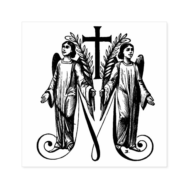 Tampons Encreurs Sainte Vierge Marie Marian Angels (Impression)