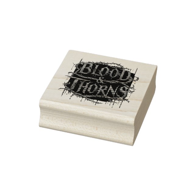 Tampons Encreurs Sang et épines Conception gothique - Sombre et Edg (Tampon)
