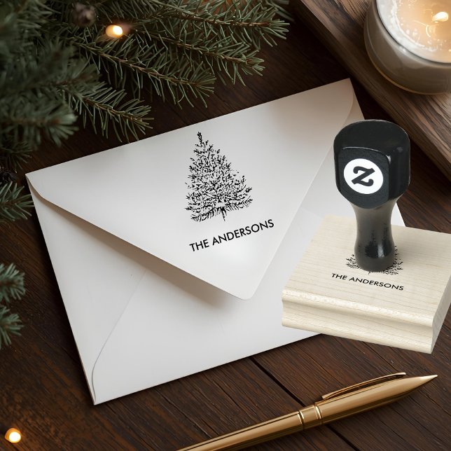 Tampons Encreurs Sapin de Noël minimaliste (Créateur téléchargé)