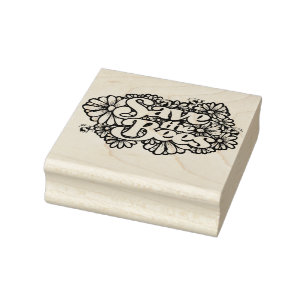 Tampons Encreurs Sauvez les abeilles violet Daisy Flower Art Bee Lo