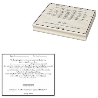 Tampons Encreurs Sceau de reconnaissance publique notaire moderne