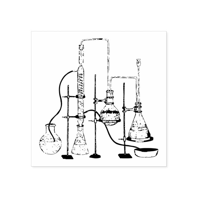 Tampons Encreurs Science du laboratoire de chimie (Impression)