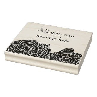 Tampons Encreurs Scribblprint Waves Personnalisé