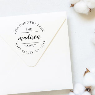 Tampons Encreurs Script circulaire Créez votre propre adresse de