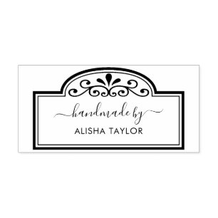 Tampons Encreurs Script De Calligraphie Chic Fait À La Main Par Tim