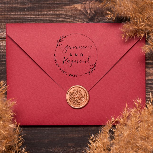 Tampons Encreurs Script moderne à la main marié Mariage couple mari (Créateur téléchargé)