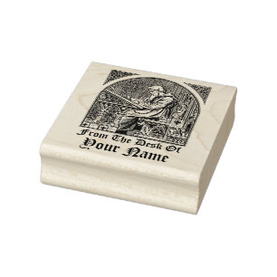 Tampons Encreurs Scriptorium médiéval Modèle