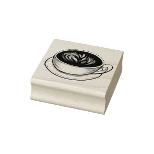 Tampons Encreurs Seattle Coffee Cup Latte Barista Coffee House Shop