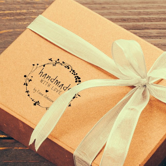 Tampons Encreurs Serrure Fleur sauvage dessinée à la main faite à l (Créateur téléchargé)