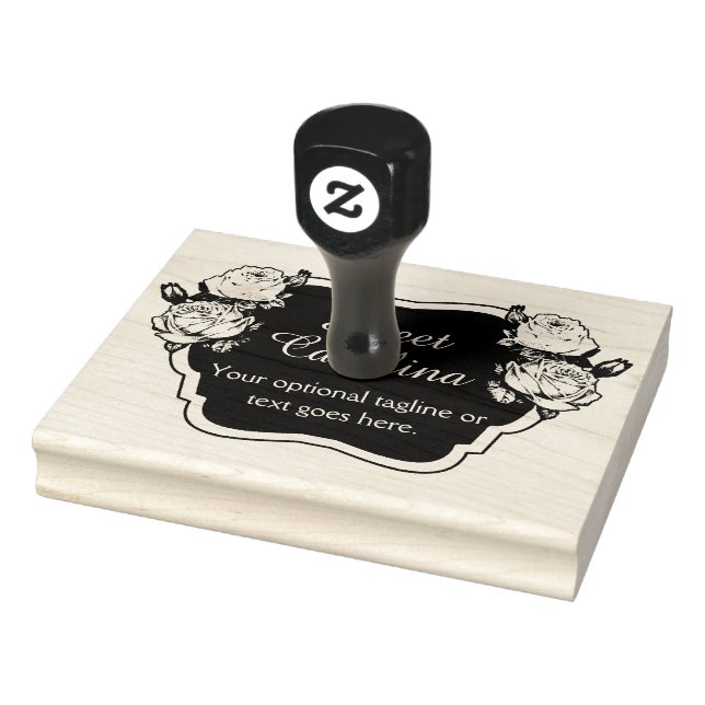 Tampons Encreurs Shabby Vintage Rose Russe Country Chalkboard (Tampon)