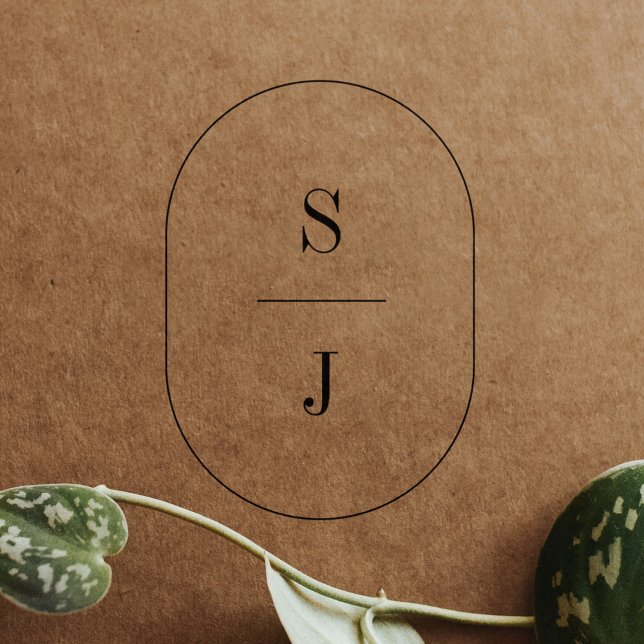 Tampons Encreurs SHYLAH Monogramme Boho Mariage unique Timbres en c (SHYLAH Monogram Boho Unique Wedding Rubber Stamps)