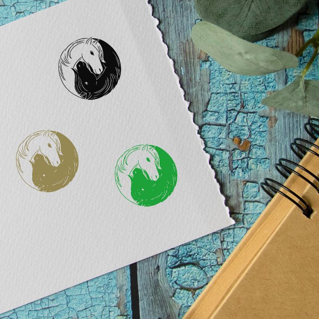 Tampons Encreurs SIGNE Yin Yang Cheval (Créateur téléchargé)