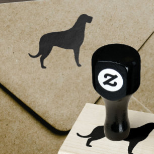Tampons Encreurs Silhouette de chien-loup irlandais