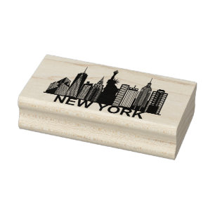 Tampons Encreurs silhouette de la ville de New York