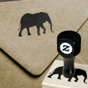 Tampons Encreurs Silhouette d'éléphant africain