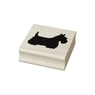 Tampons Encreurs Silhouette en terrier écossais/vue latérale