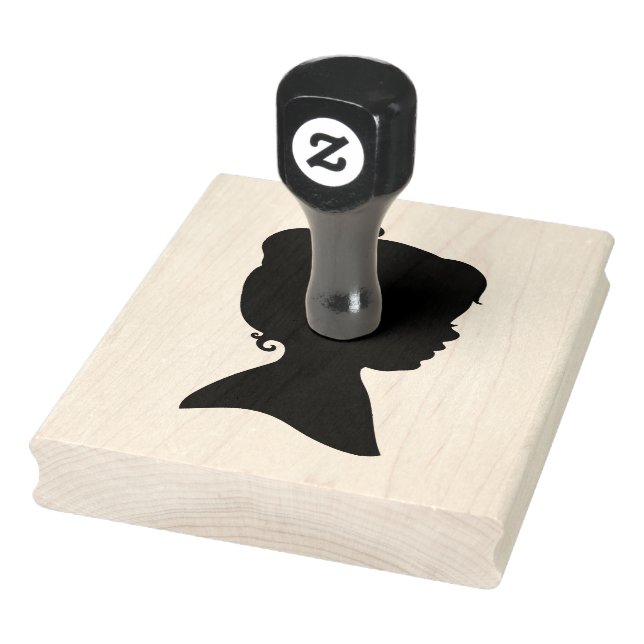 Tampons Encreurs Silhouette petite fille, Timbre en caoutchouc de 4 (Tampon)