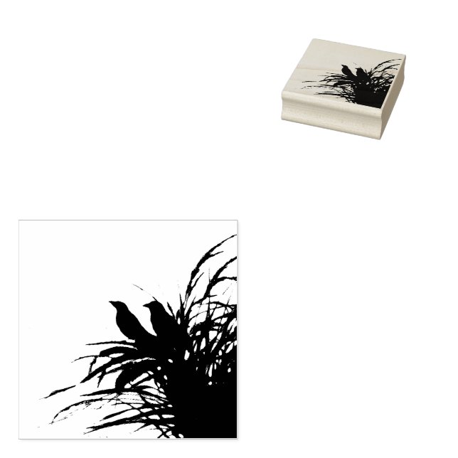 Tampons Encreurs Silhoutte rouge Meadowlark (Tamponné)