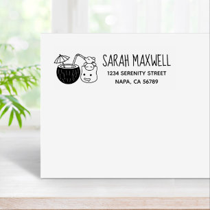 Tampons Encreurs Silly Blob Creatures Coconut Drink Adresse de reto