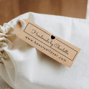 Tampons Encreurs Simpel, écriture manuscrite, "Fabriqué à la main p