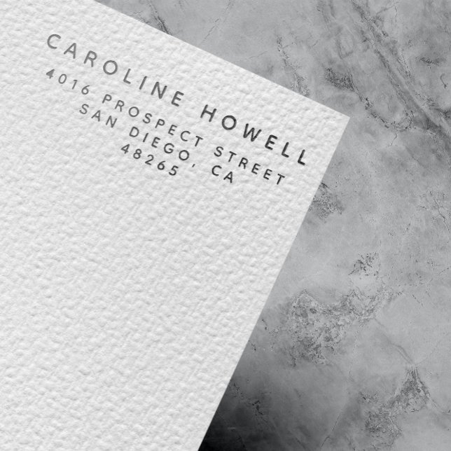 Tampons Encreurs Simple classique moderne adresse de retour minimal (Créateur téléchargé)